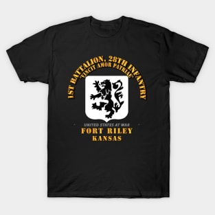 1st Bn, 28th Infantry - Ft Riley KS T-Shirt